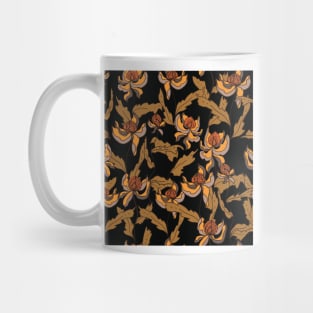 Beautiful Seamless Flower Pattern Mug